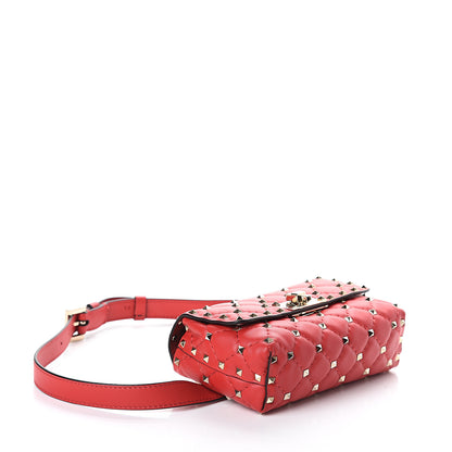 Valentino Garavani Nappa Rockstud Spike Belt Bag Rouge Pur 3 of 8