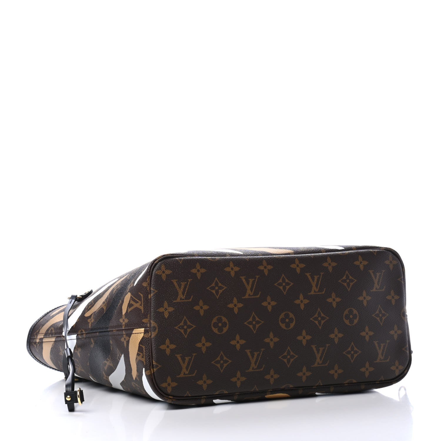Louis Vuitton X LOL Monogram Neverfull MM Gold Silver 3 of 4