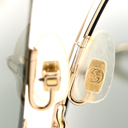 Gucci Metal Horsebit Square Sunglasses GG0879S Gold 9 of 10