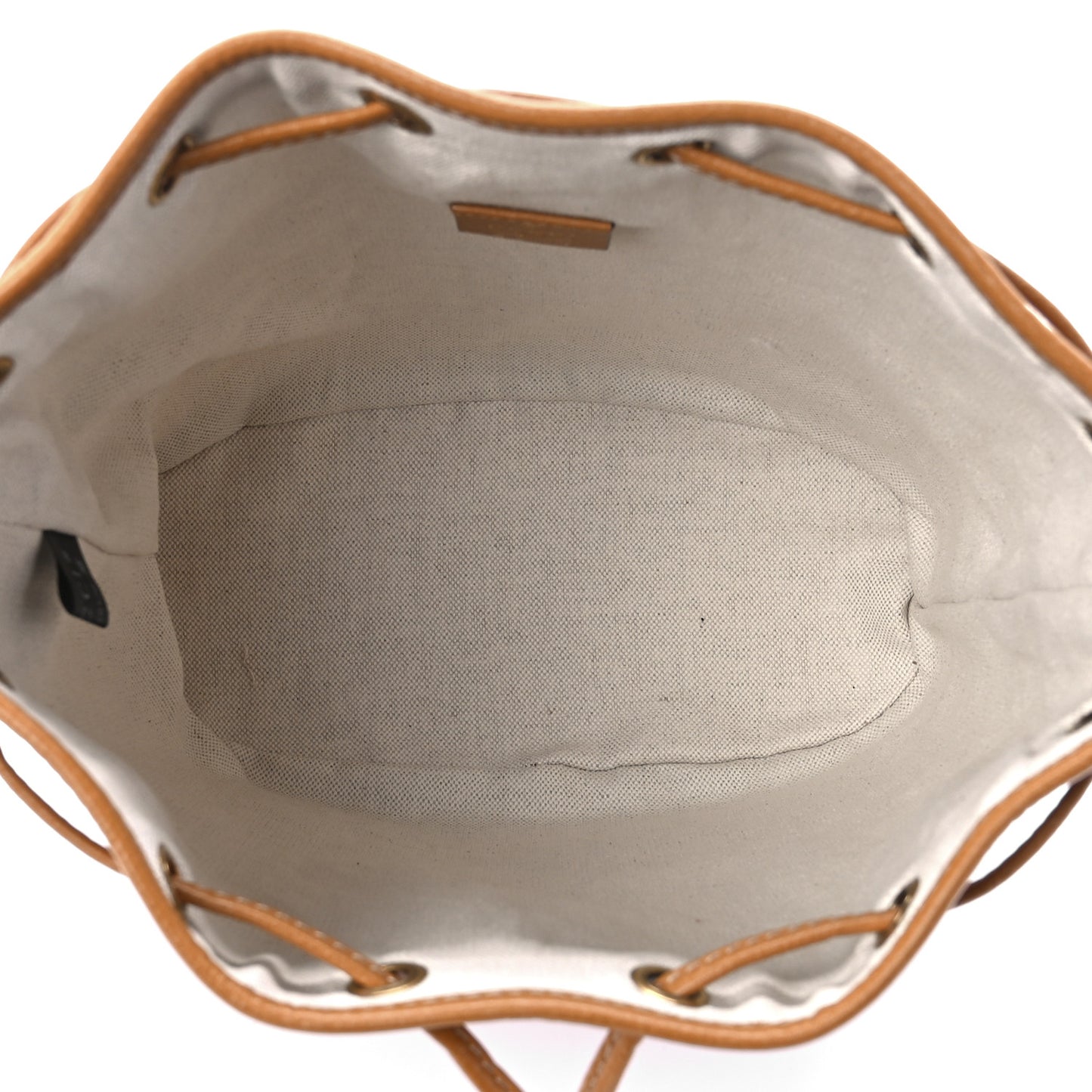 X DISNEY Mini Vintage GG Supreme Monogram Bucket Bag Beige Vintage Sun Oil