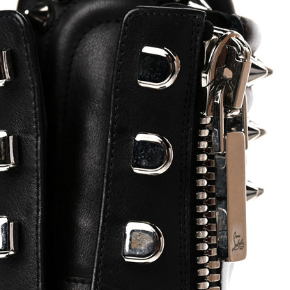 Christian Louboutin Calfskin Winter Spikes 70 Combat Boots 39.5 Black 11 of 15