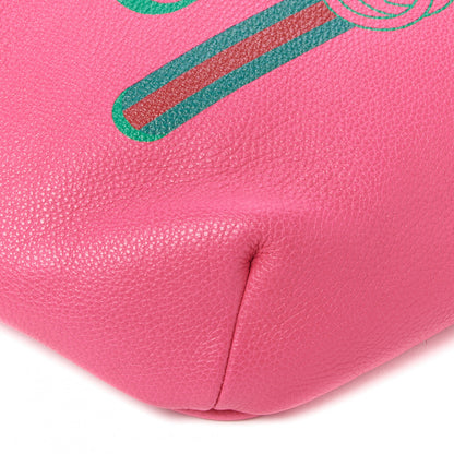 Gucci Grained Calfskin Logo Belt Bag Pink 9 of 9