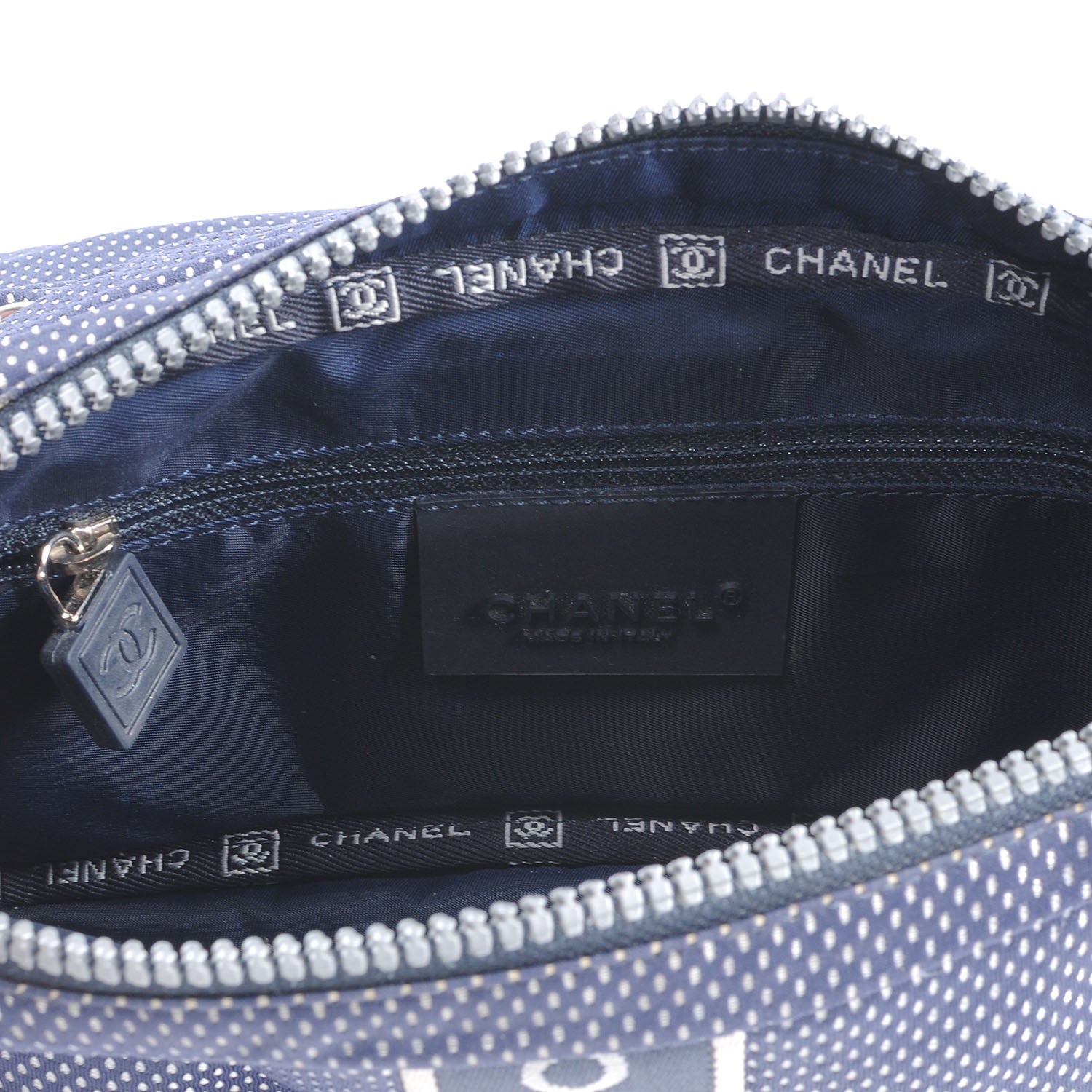 Chanel Mesh Sport Single Flap Navy 5 of 8