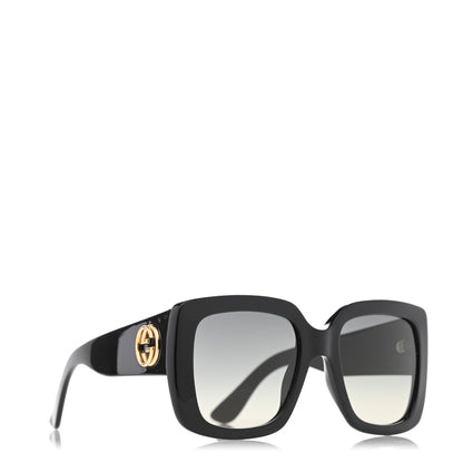 Gucci Acetate Square Frame Sunglasses GG0141S Black 2 of 14