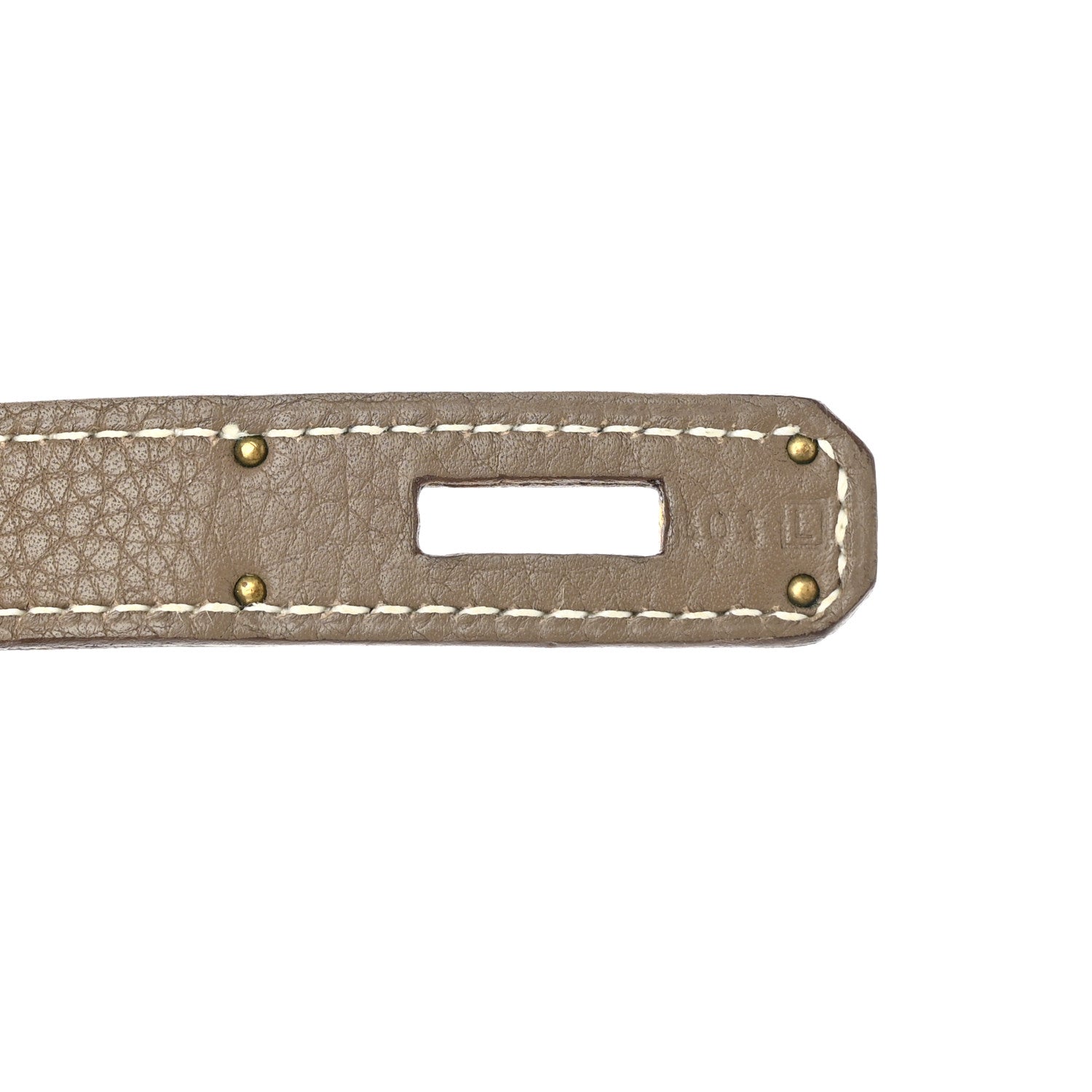 Hermes Taurillon Clemence Birkin 30 Etoupe 7 of 13