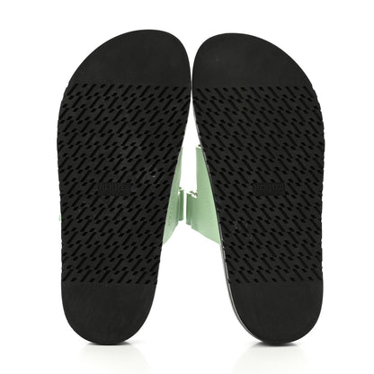 Hermes Epsom Womens Chypre Sandals 39 Vert Jade 6 of 10