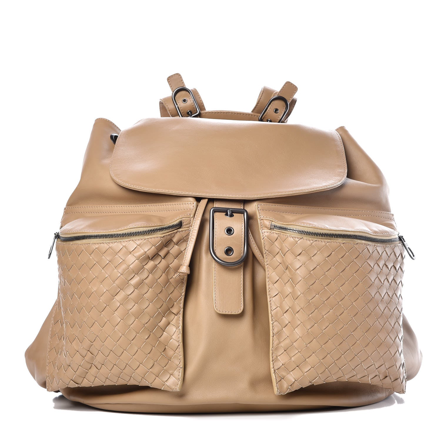 Bottega Veneta Nappa Intrecciato Backpack Walnut 1 of 10