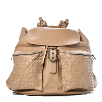 Bottega Veneta Nappa Intrecciato Backpack Walnut 1 of 10
