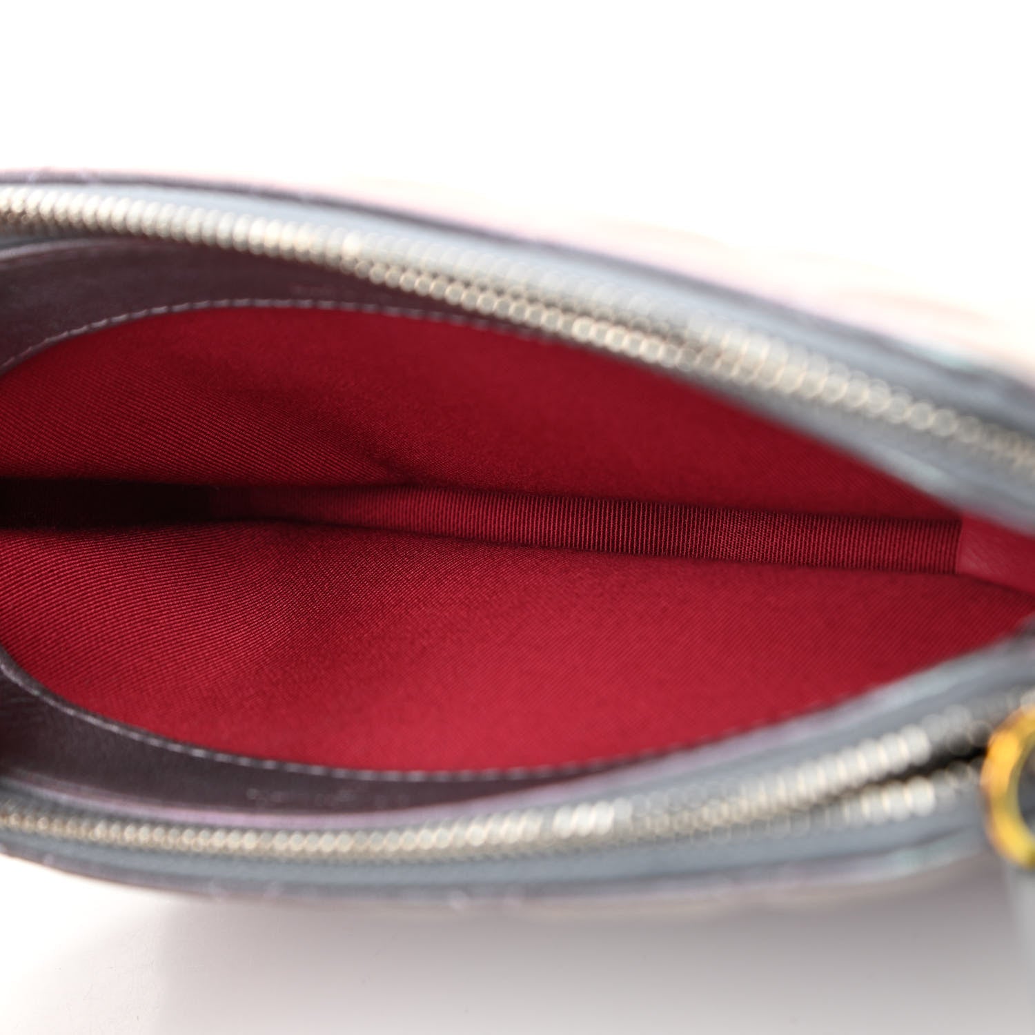 Chanel Iridescent Lambskin Calfskin Quilted Small Gabrielle Clutch With Chain Light Purple 5 of 12