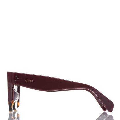 Celine Catherine Sunglasses CL 41098/F/S Burgundy Havana 2 of 8