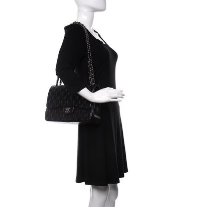 Chanel Lambskin Quilted Jumbo Double Flap Black 2 of 12