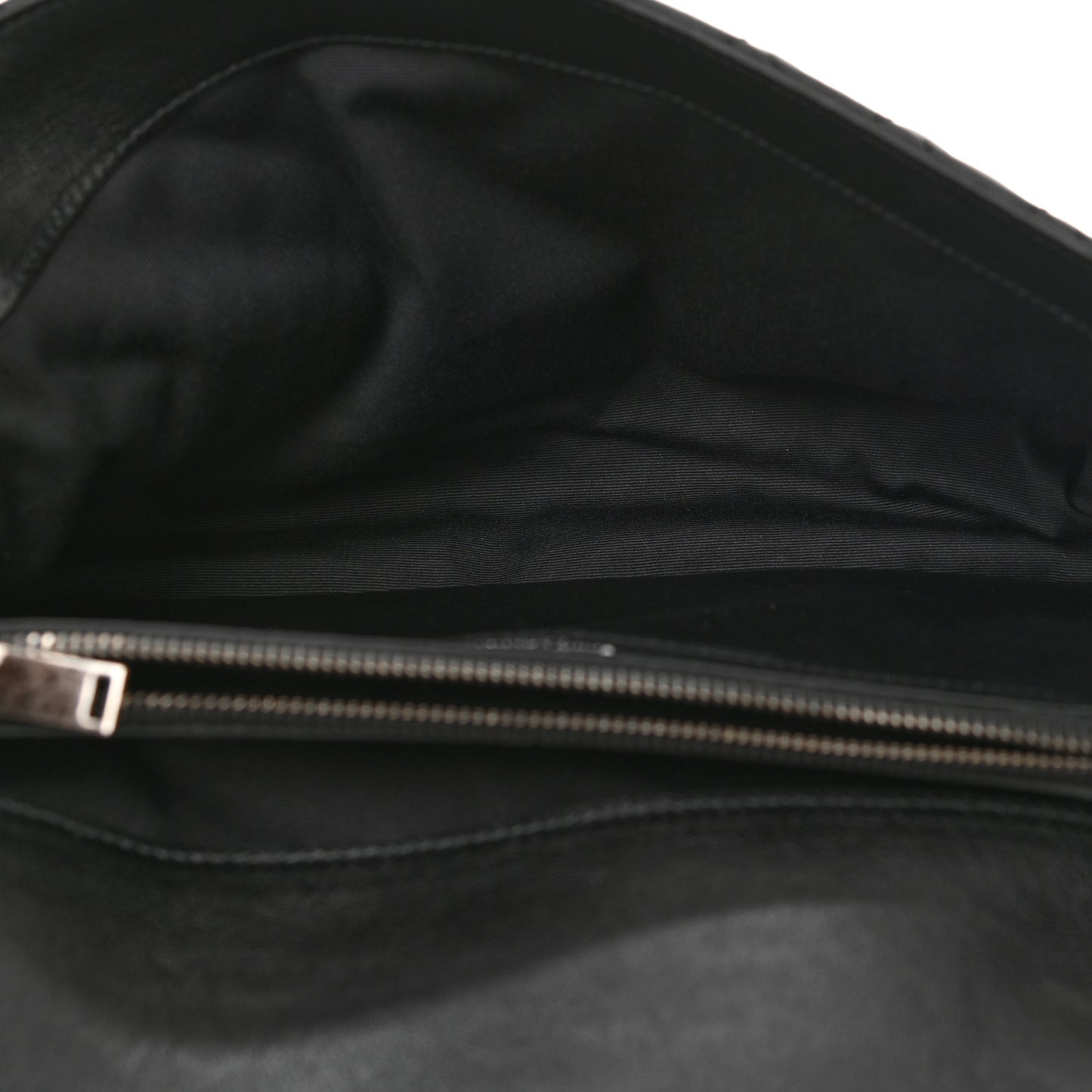 Calfskin Mixed Matelasse Triquilt Large Monogram Satchel Black