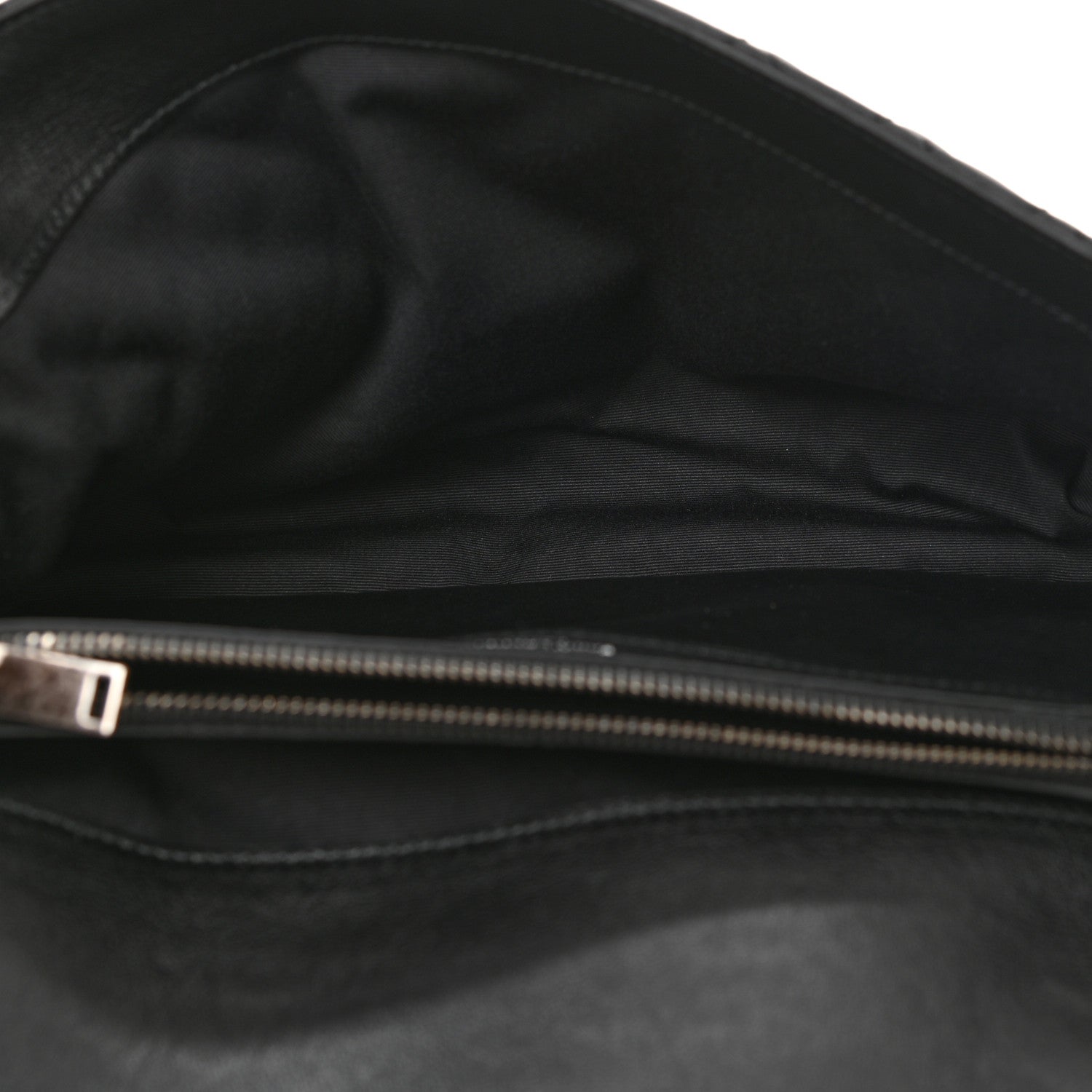 Saint Laurent Calfskin Mixed Matelasse Triquilt Large Monogram Satchel Black 5 of 10