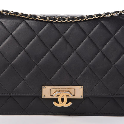 Chanel Lambskin Quilted Golden Class Wallet on Chain WOC Black 23 of 39