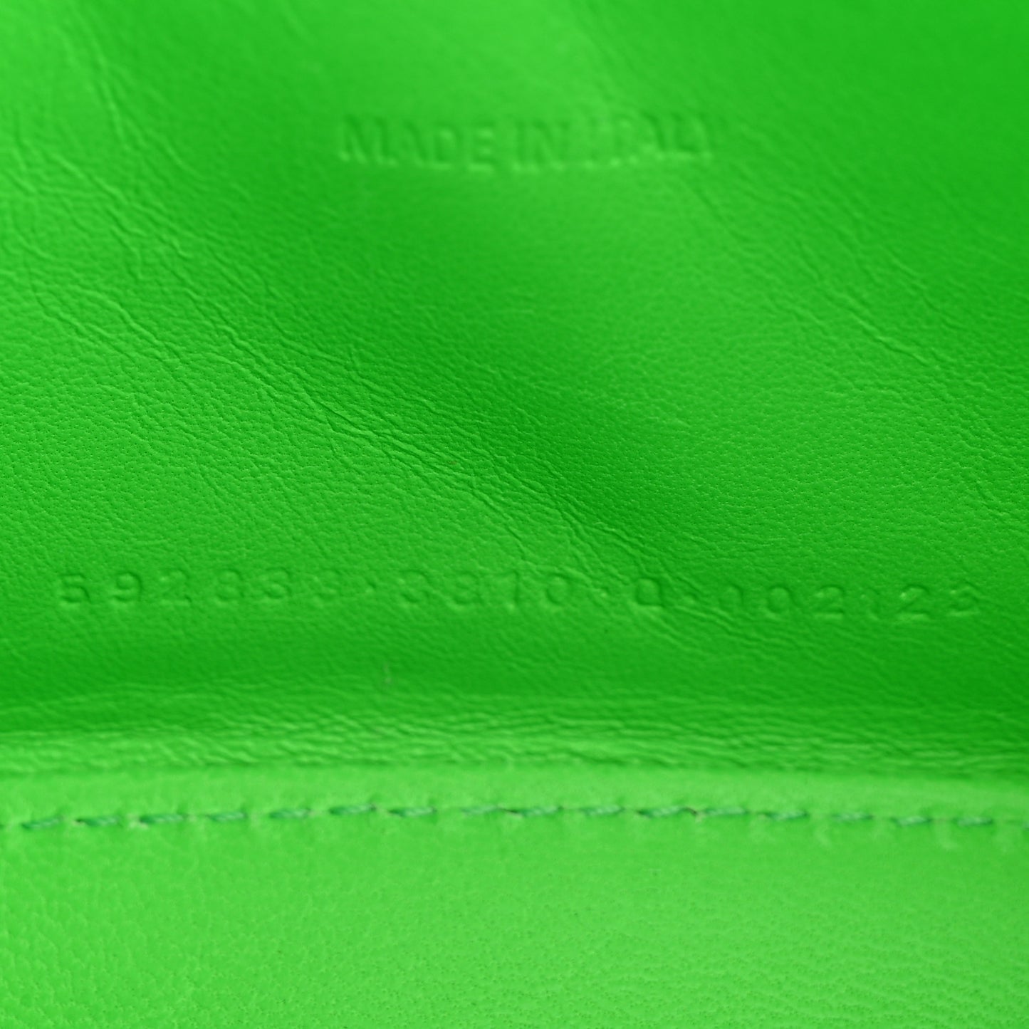 Shiny Calfskin Strass Crocodile Embossed Hourglass Top Handle Bag XS Fluo Green