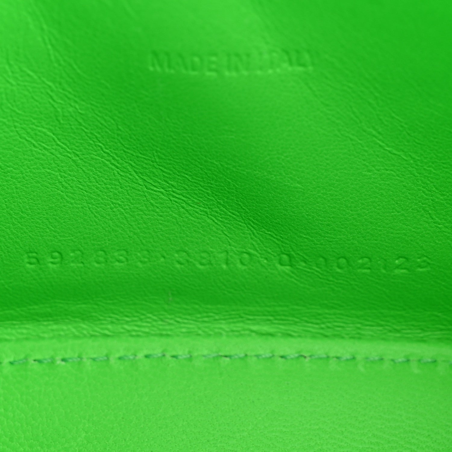 Balenciaga Shiny Calfskin Strass Crocodile Embossed Hourglass Top Handle Bag XS Fluo Green 7 of 14