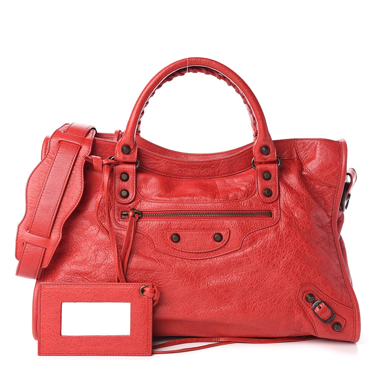 Balenciaga Agneau Classic Hardware City Rouge Coquelicot 1 of 12