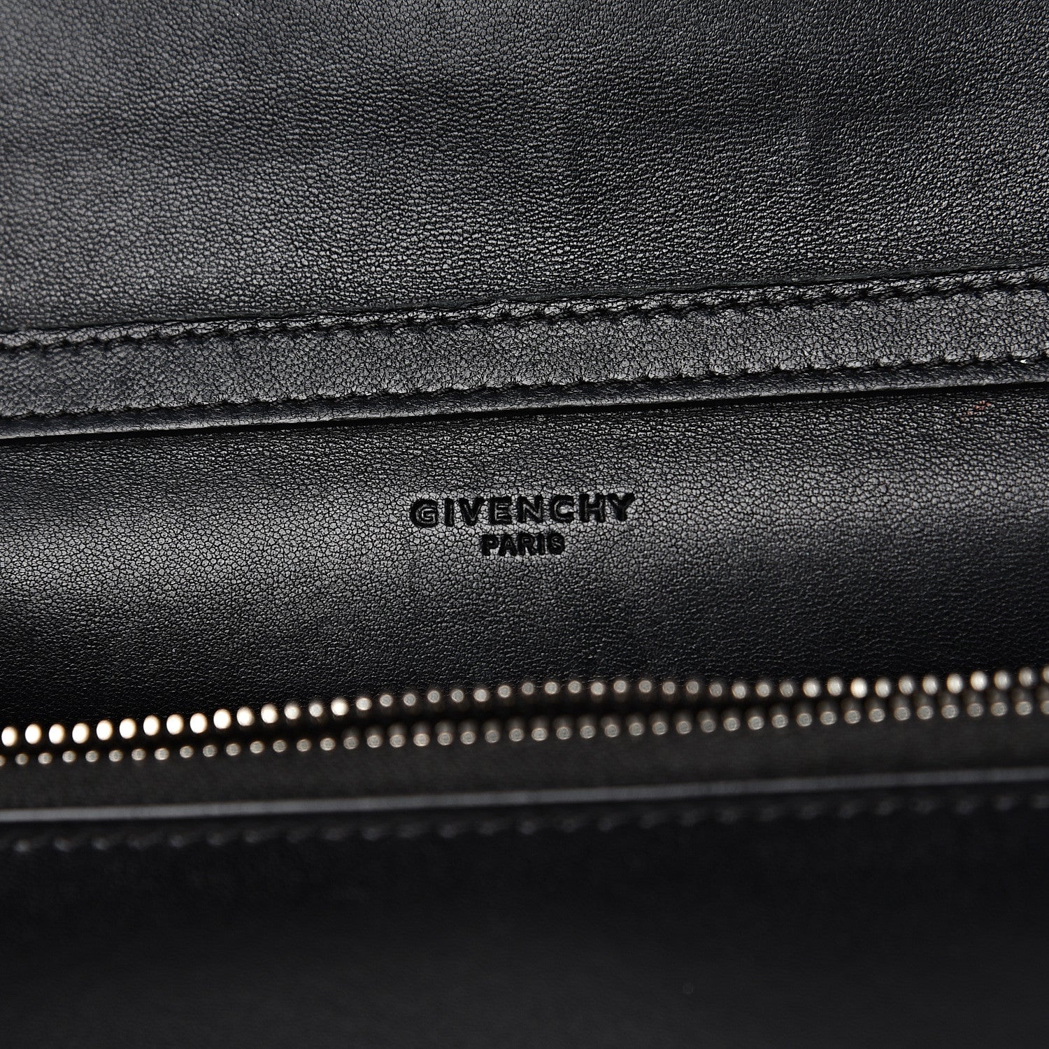 Givenchy Calfskin Star Pandora Chain Wallet Black 5 of 15