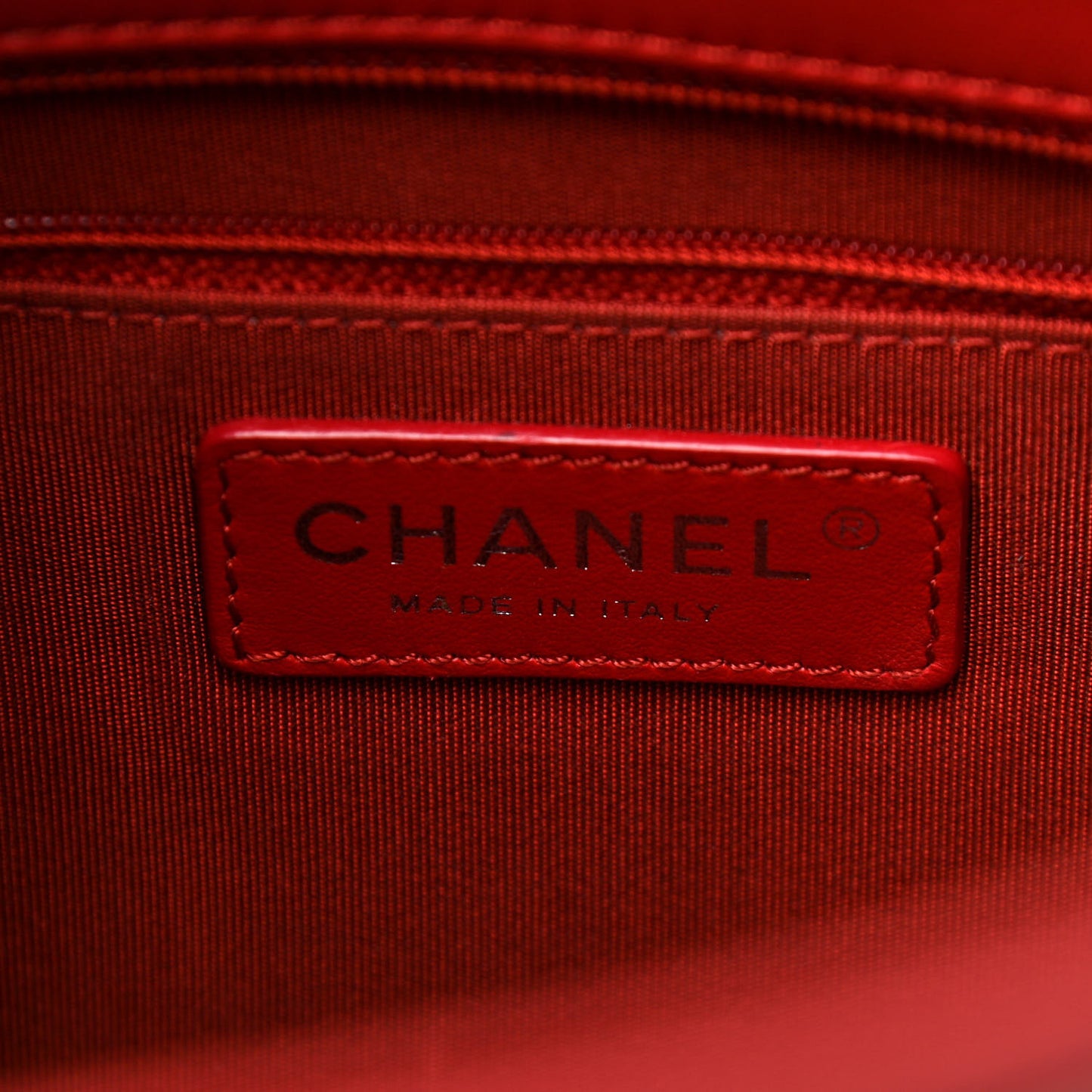 Lambskin Quilted Small Urban Delight Tote Red