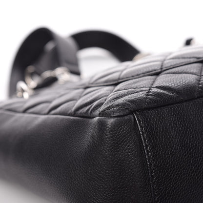 Chanel Caviar Quilted Petit Shopping Tote PST Black 21 of 22