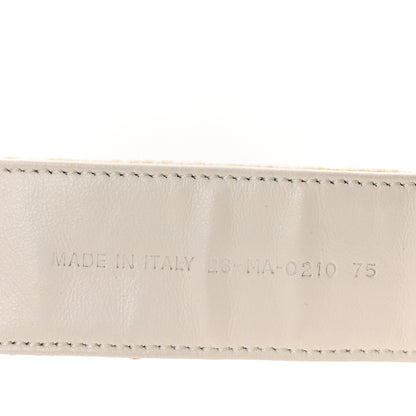 Christian Dior Oblique Diorquake Belt 75 30 Ivory 6 of 7