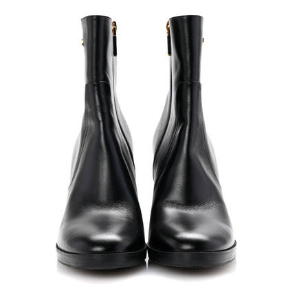 Christian Dior Calfskin D-Town Ankle Boots 38 Black 3 of 10
