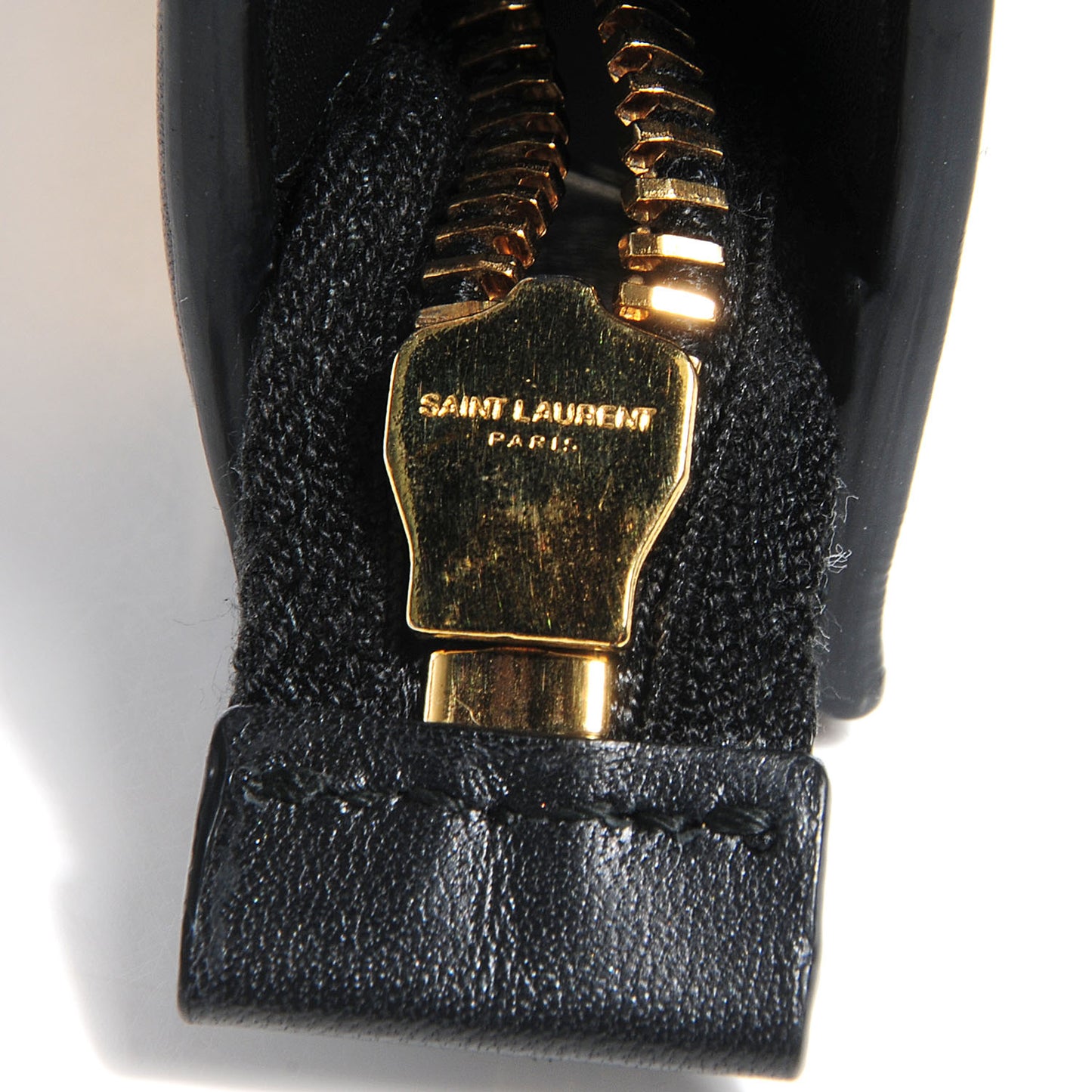 Leather Lutetia Clutch Black