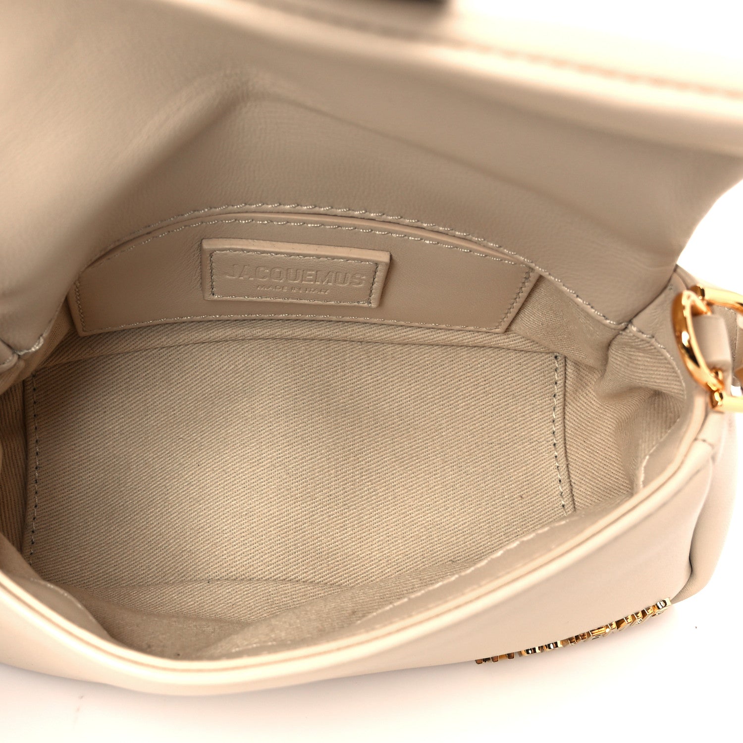Jacquemus Padded Lambskin Le Petit Bambimou Light Beige 1779586