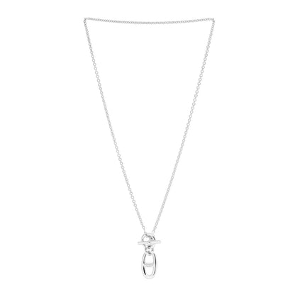 Hermes Sterling Silver Amulette Chaine d'Ancre Necklace 3 of 5