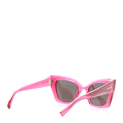 Saint Laurent Acetate Butterfly Frame Sunglasses SL552 Pink 4 of 8