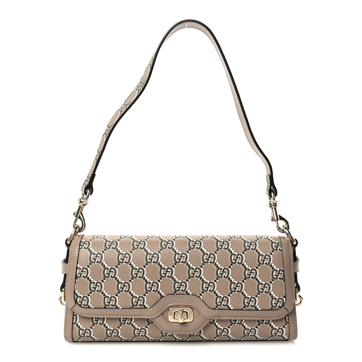 GG Shadow Monogram Small Luce Shoulder Bag Beige