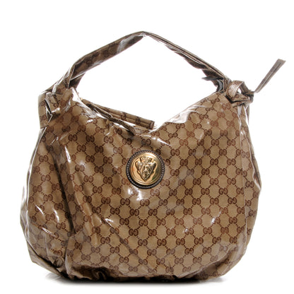 Gucci Crystal Monogram Medium Hysteria Hobo 1 of 8