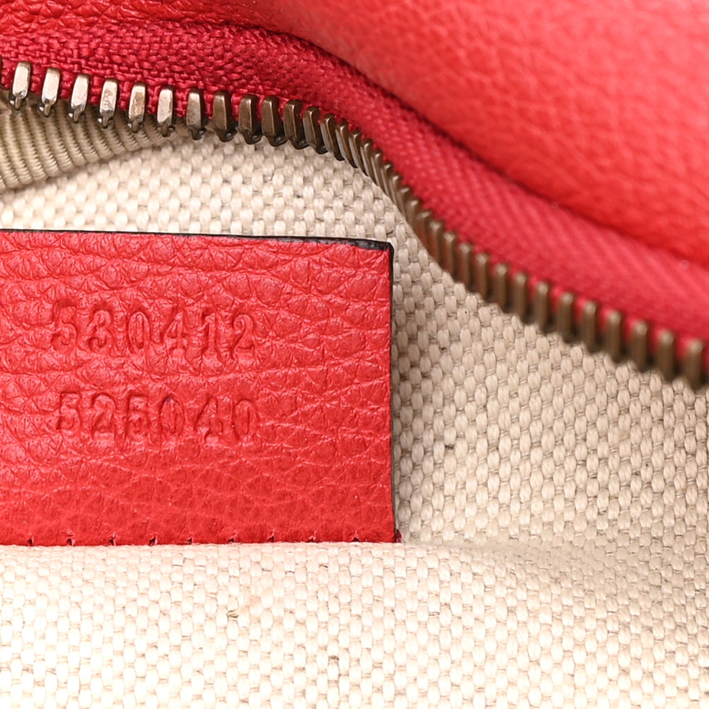 Grained Calfskin Logo Belt Bag Hibiscus Red