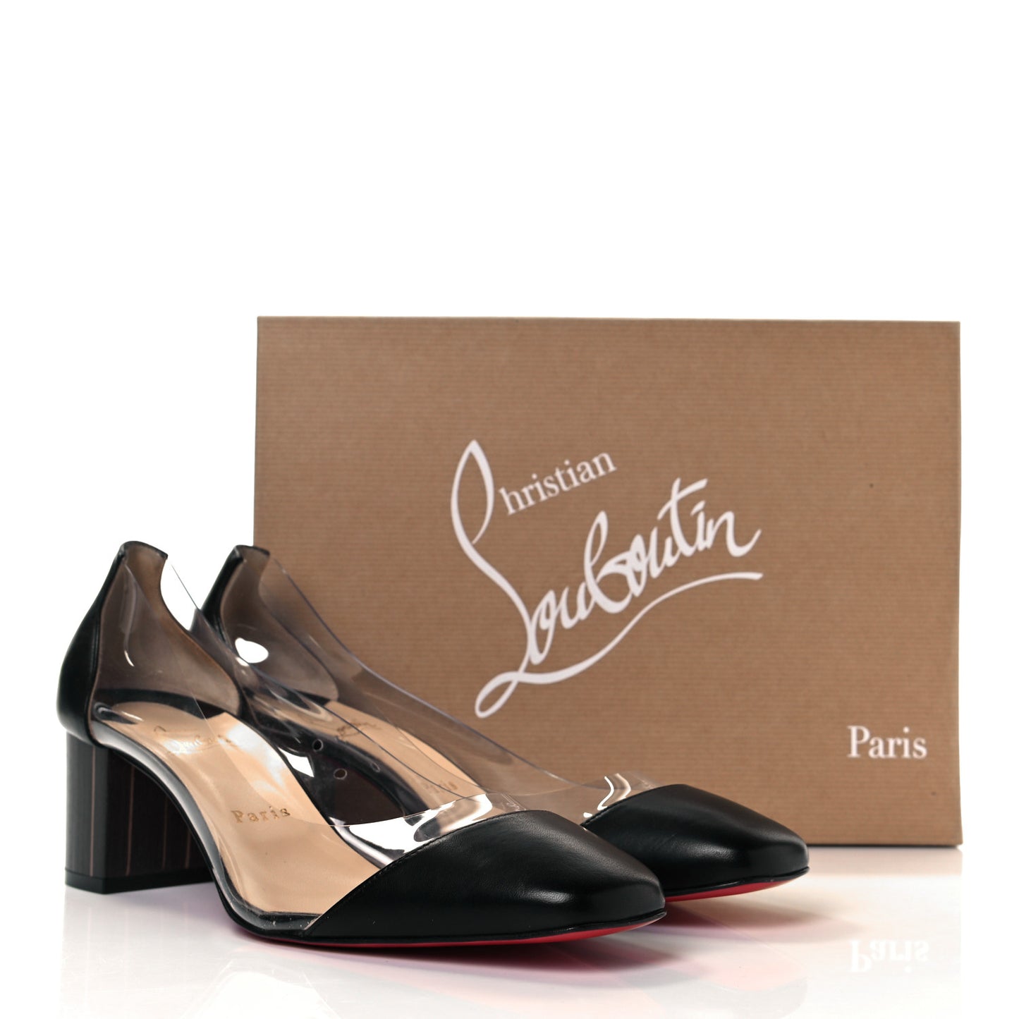 Nappa PVC Grandola 55 Wood Heel 40.5 Black