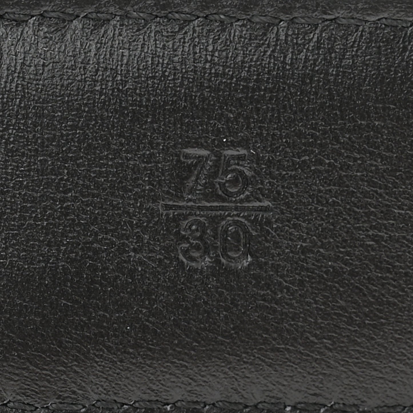 Calfskin Quilted CC Chain Belt 75 30 Black