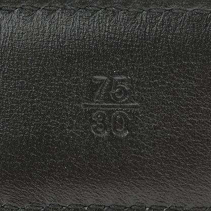 Chanel Calfskin Quilted CC Chain Belt 75 30 Black 6 of 7