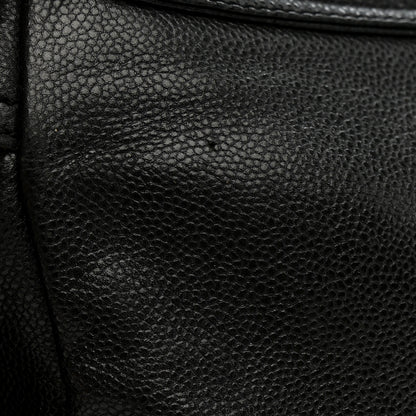 Chanel Glazed Caviar Large Coco Rider Flap Hobo Black 12 of 13