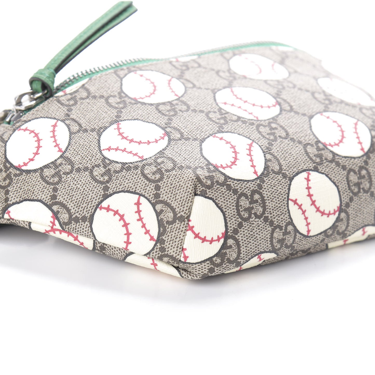 GG Supreme Monogram Baseballs Web Childrens Belt Bag