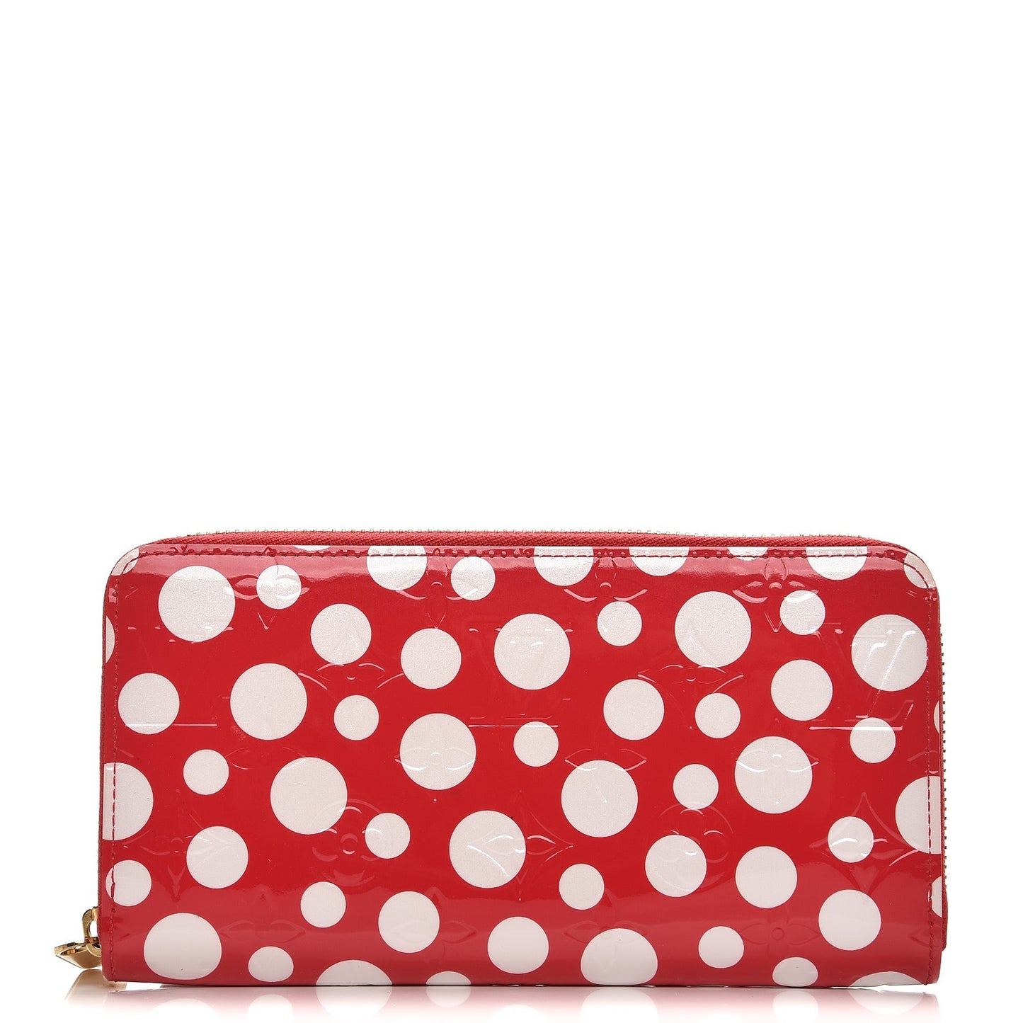 Vernis Kusama Infinity Dots Zippy Wallet Red