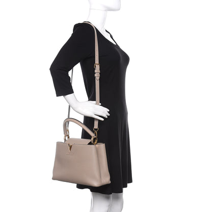 Louis Vuitton Taurillon Capucines PM Galet 2 of 8