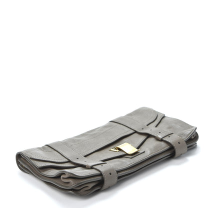 Proenza Schouler Lambskin PS1 Pochette Clutch Smoke 3 of 10