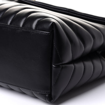 Saint Laurent Calfskin Y Quilted Monogram Medium Loulou Chain Satchel Black 11 of 11