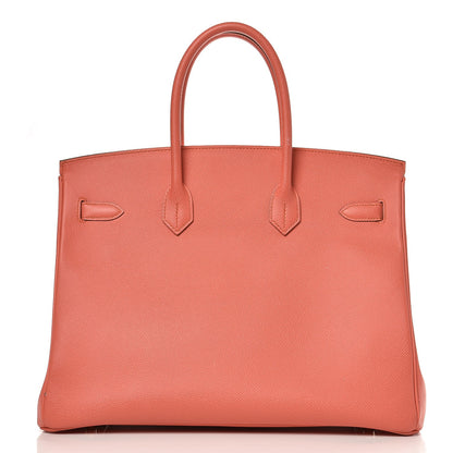 Hermes Epsom Birkin 35 Flamingo 26 of 37