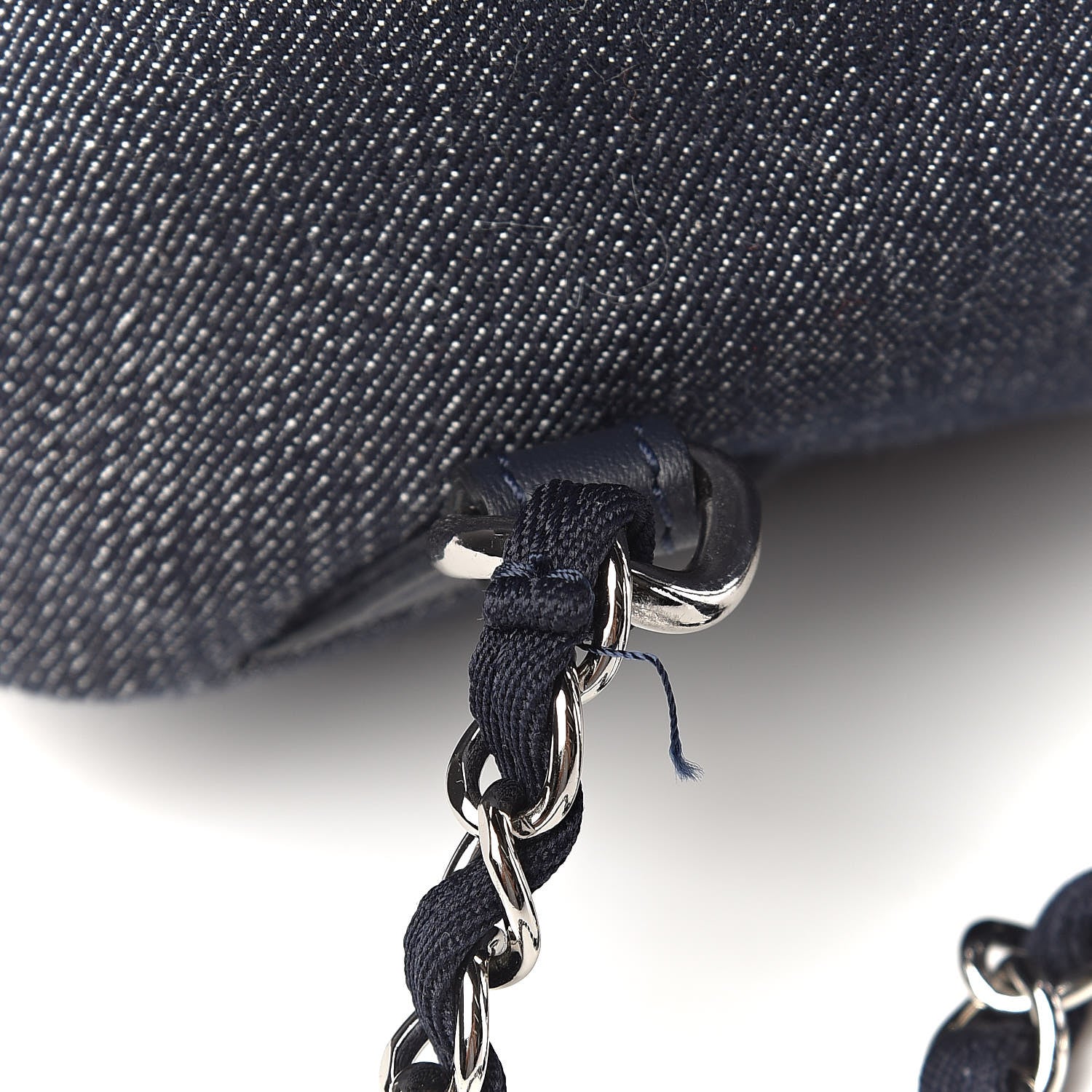 Chanel Canvas Large Deauville Backpack Denim Blue 12 of 14