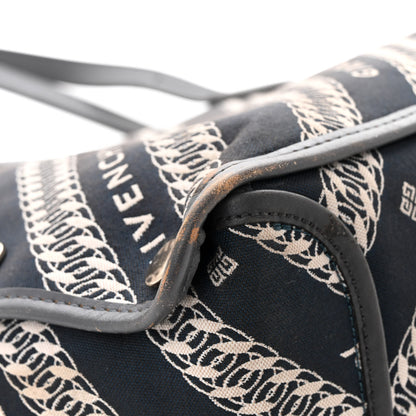 Givenchy Canvas Jacquard Medium Bond Tote Oil Blue 14 of 18