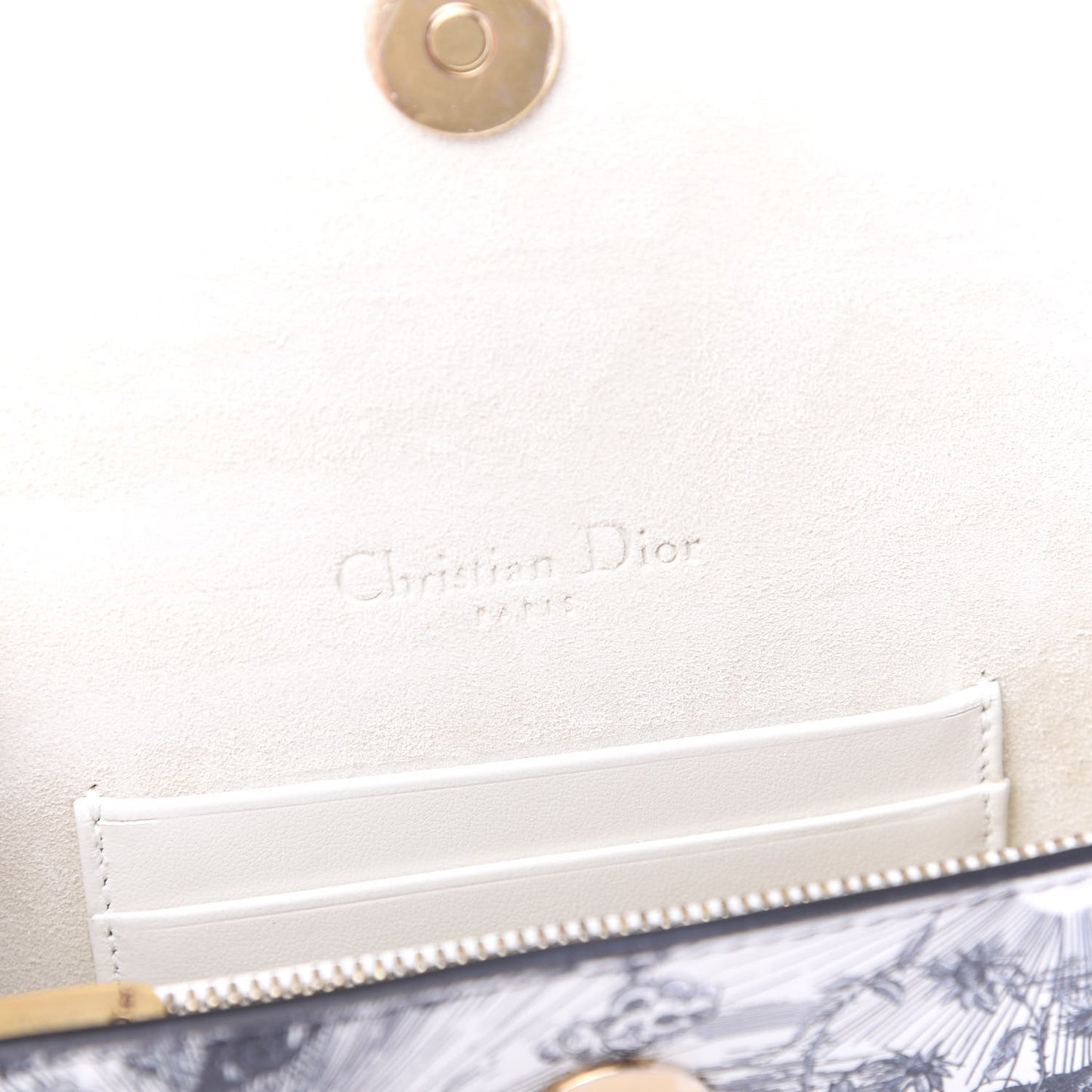 Calfskin Jardin Naturel Print Saddle Belt Bag Latte Multicolor