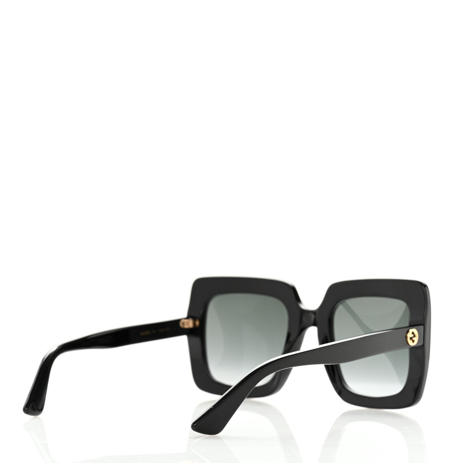 Gucci Acetate Oversize Sunglasses GG0328S Black 4 of 9