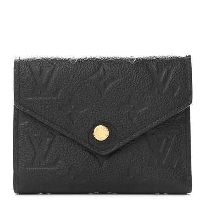 Louis Vuitton Empreinte Victorine Wallet Black 1 of 8