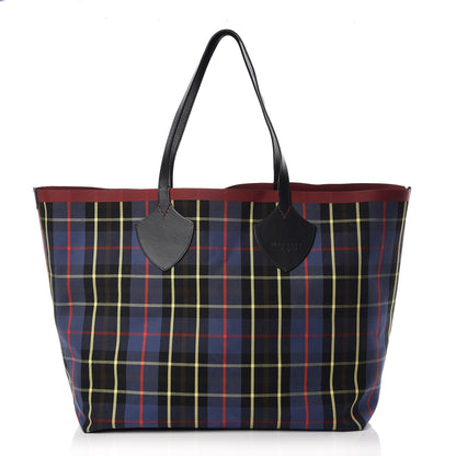 Burberry Vintage Check Extra Large The Giant Reversible Tote Blue 1 of 20