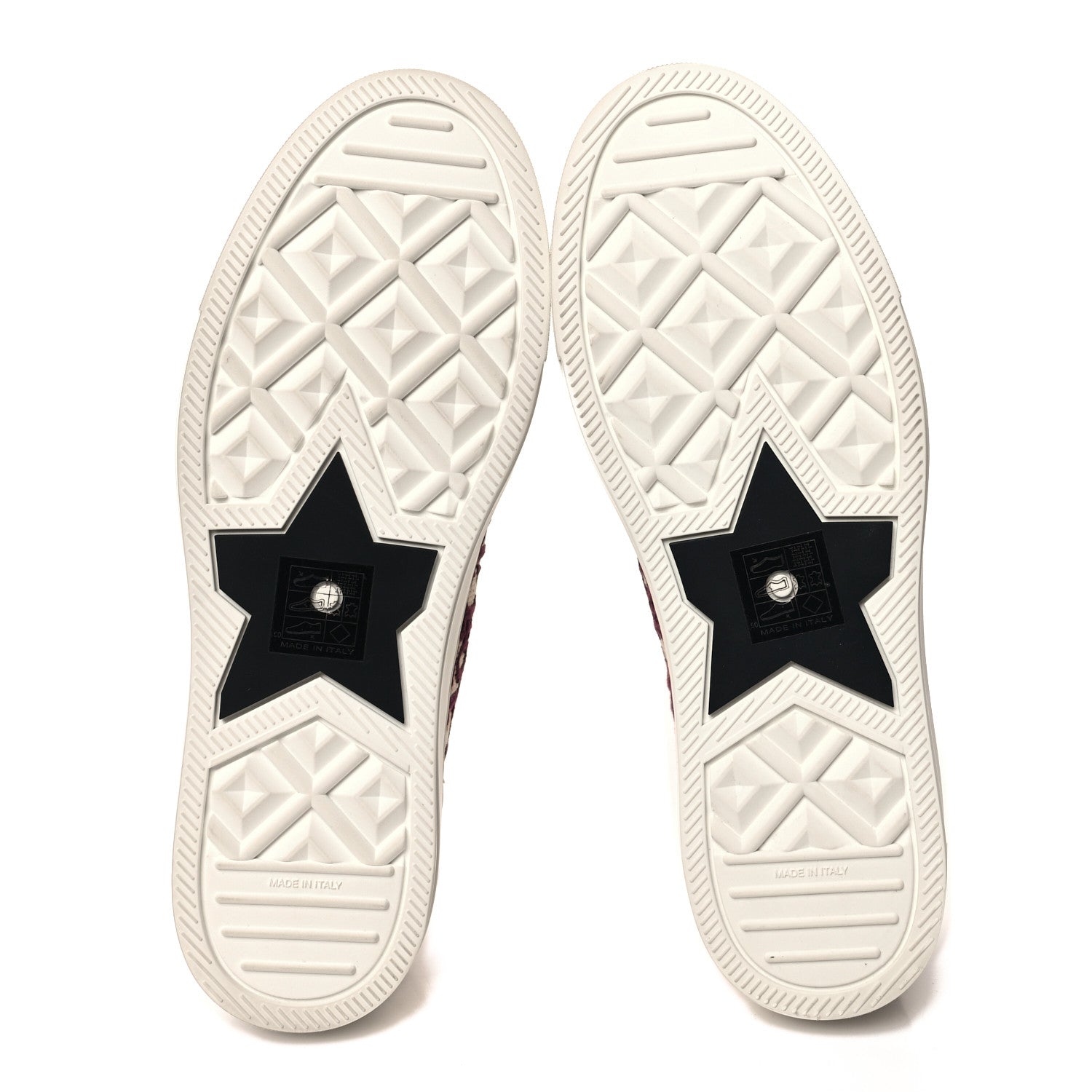 Christian Dior Canvas Oblique Walk'N'Dior Low Top Sneakers 38.5 Deep Amaranth 5 of 9